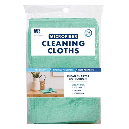 VIKING Schroeder & Tremayne Microfiber Cleaning Cloth 12 in. W X 16 in. L 24 pk 240000